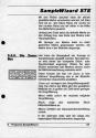 Sample Wizard STe Atari instructions