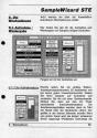 Sample Wizard STe Atari instructions