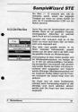 Sample Wizard STe Atari instructions