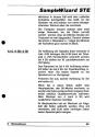 Sample Wizard STe Atari instructions