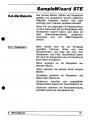 Sample Wizard STe Atari instructions