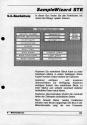 Sample Wizard STe Atari instructions