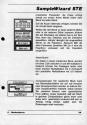 Sample Wizard STe Atari instructions