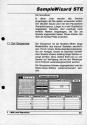 Sample Wizard STe Atari instructions