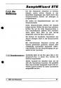 Sample Wizard STe Atari instructions