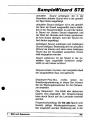 Sample Wizard STe Atari instructions