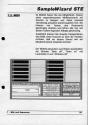 Sample Wizard STe Atari instructions