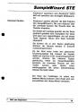 Sample Wizard STe Atari instructions