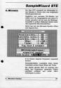 Sample Wizard STe Atari instructions