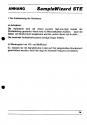Sample Wizard STe Atari instructions
