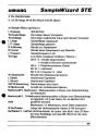 Sample Wizard STe Atari instructions
