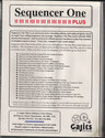 Sequencer One Plus Atari disk scan