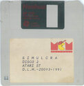 Simulcra Atari disk scan