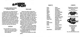 Slackskin & Flint Atari instructions