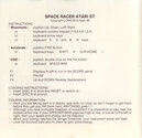 Space Racer Atari instructions