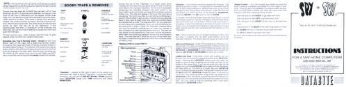 Spy vs. Spy Atari instructions