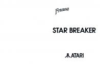 Star Breaker Atari instructions