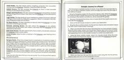 Star Trek - The Rebel Universe Atari instructions