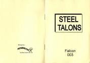 Steel Talons [Falcon030] Atari instructions