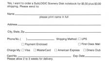 Sublogic Scenery Disk - Western European Tour Atari instructions