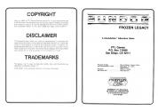 Sundog - Frozen Legacy Atari instructions