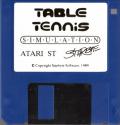 Turtle Table Tennis Simulation Atari disk scan