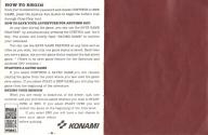 Teenage Mutant Hero Turtles Atari instructions