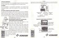 Teenage Mutant Hero Turtles Atari instructions