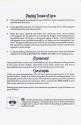 Times of Lore Atari instructions