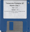 Timeworks Desktop Publisher ST Atari disk scan