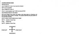 Turbo Cup Challenge Atari instructions