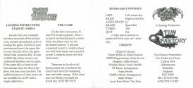 Twin Turbos Atari instructions
