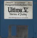 Ultima V - Warriors of Destiny Atari disk scan