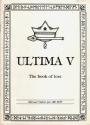 Ultima V - Warriors of Destiny Atari instructions