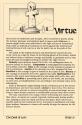 Ultima V - Warriors of Destiny Atari instructions