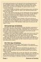 Ultima V - Warriors of Destiny Atari instructions