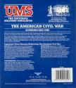 UMS - The Universal Military Simulator Scenario Disc 1 - The American Civil War Atari disk scan