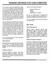 Universe II Atari instructions