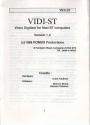 Vidi ST Atari instructions