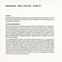 Willy the Kid Atari instructions