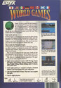 World Games Atari disk scan