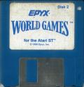 World Games Atari disk scan
