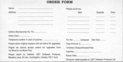 Software Order Form