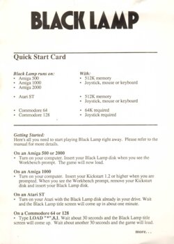 ST Quick Start Card