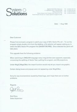 Update Letter