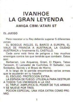 Game manual (Spanish)