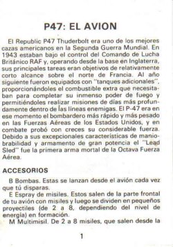 Game manual (Spanish)
