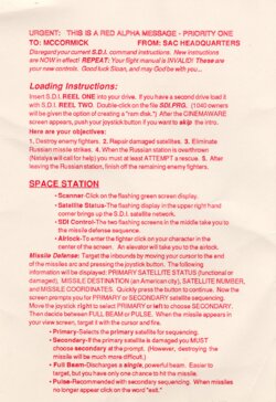 Loading instructions