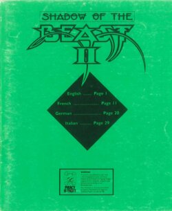 Game manual (UK, FR, DE, IT)