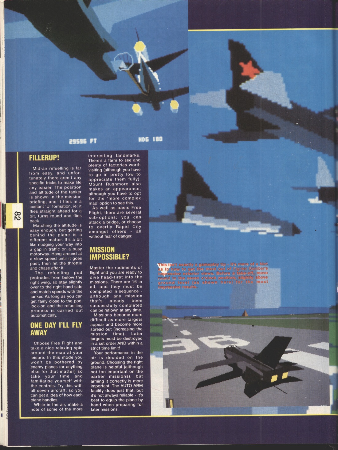 Atari ST Fighter Bomber : scans, dump, download, screenshots, ads ...